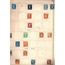 1849-1974 - Frankrig - Samling - Frimærke - Ubrugte mærker.